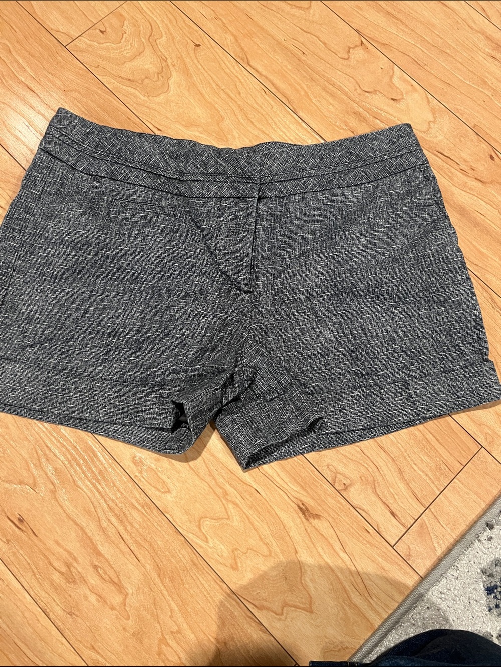 Harve Benard Heathered Gray High-Rise Shorts